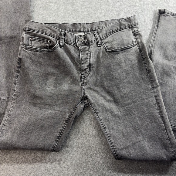 MNML SLIM JEANS ANKLE ZIP Men's Size 33 Black - Picture 5 of 8